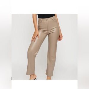 Dynamite pants imitation leather